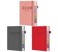 Planificación anual 2026 - Cuaderno con agenda de planificación A5, organización de la lista de cosas desde casa, escuela, oficinas, aula, sala de reuniones, estudio, planificación de actividades