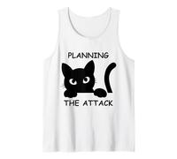 Planificación de ataques de Gatos en Curso Diseño de Gatos para Amantes de los Gatos Camiseta sin Mangas