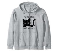 Planificación de ataques de Gatos en Curso Diseño de Gatos para Amantes de los Gatos Sudadera con Capucha