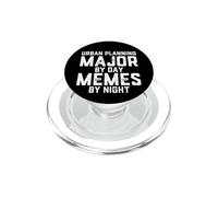 Planificación Urbana Día Mayor Memes Noche Planificador Regional de la Ciudad PopSockets PopGrip para MagSafe