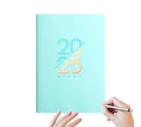 Planificador 2025,2025 semanal y mensual - Cuaderno académico Habit Tracker - Cuaderno organizador de libros A5, cuaderno mensual, seguimiento semanal, recordatorio y planificación