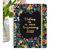 Planificador 2025 - Práctico cuaderno organizador profesional, planificador semanal mensual con calendario de notas, ideal para estudiantes, profesores, trabajadores de trabajo, gestión privada de