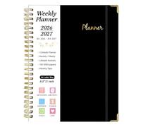 Planificador 2026 2027 Cuaderno de calendario académico mensual y semanal