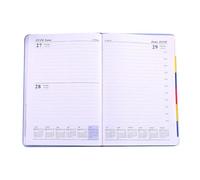 Planificador 2026 | Libro de agenda de planificación | Agenda en inglés, cuaderno de registro de trabajo, diario para citas de objetivos, 16,79x21,18cm, organización de gestión de seguimiento