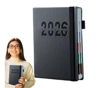 Planificador 2026 - Material de con organizador semanal | Libro de programación de autodisciplina para una gestión óptima del tiempo, planificador de negocios que respalda la vida diaria eficien