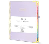 Planificador Académico 2025-2026, Planificador Diario, Semanal y Mensual, Suministros Escolares para Profesores de Tapa Dura, Páginas de Notas de Estudiantes, Cuaderno de Casa Aula Universitaria (8.5