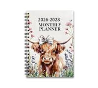 Planificador académico diario semanal 2026-2028 de 36 meses, encuadernación de doble bobina, agenda académica para agenda diaria, prioridades, gestión de planes, tapa dura