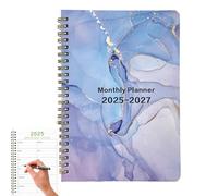 Planificador anual 2025-2027 - Diario académico | Libros de planificación educativa | Rutina diaria de registros portátiles, fáciles de mantener, accesorios de organización de registros para hombres,