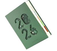Planificador anual 2026 | Cuaderno A5 de piel sintética de 365 días | Planificador mensual del día calendario 2026, para programar