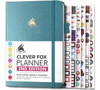Planificador Clever Fox 2. edici n: planificador semanal y mensual colorido para establecer objetivos, registrar h bitos, gestionar el tiempo y