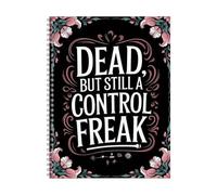 Planificador con texto en inglés "I Am Dead Now What Planner, Arrangements Binder, Final Wishes, When I'M Gone Notebook For Will Preparation, Last Wishes, Funeral Planning