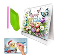 Planificador De Arte De Gemas Hecho A Mano: Calendario Creativo Mensual Con Diseño De Gemas Decorativas, Planificador De Exhibición Organizacional Para Programación Diaria | Para La Oficina En Casa, L