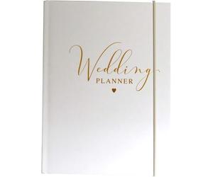 Planificador de boda diseñado por Violet Ultimate, 14,7 x 21 cm, DBV-81-WPLAN, blanco