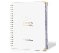 Planificador de boda y organizador - Libro de planificación de boda A4 con lista de verificación, calendario y consejos - Hace que tu planificación de cuenta regresiva sea fácil - Regalos de