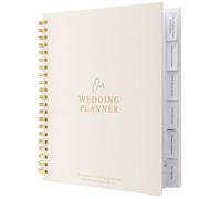 Planificador de bodas completo y organizador para la novia - Libro de planificaci n de bodas de lino, regalos de compromiso para mujeres, regalos
