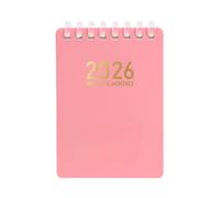 Planificador de bolsillo - 60 g ligero A7, cuaderno espiral 2026, cuaderno de notas con eje suave, diario de investigación profesional, bocetos en aula, enfermería, universidad, jura a