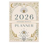 Planificador de brujas 2026, diario de manifestación, cuaderno con fase lunar, planificador mensual 2026, regalo de bruja para mujeres