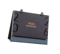 Planificador de calendario de PU 2026, de enero a diciembre, escritorio de oficina con marcas de días festivos y bloques diarios sin reglas para clientes