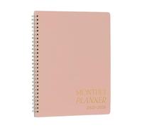 Planificador de calendario mensual - Organizador de citas estéticas, cuaderno de diario | Programe el libro con la lista de verificación de tareas para estudiantes, maestros y planificación