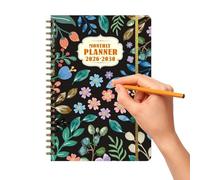 Planificador de calendario - Planificador a largo plazo, agenda de 5 años, organizador mensual | Planificador de escritorio escolar para estudiantes, herramienta de planificación empresarial, gerente