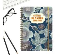Planificador de calendario - Planificador mensual de 5 años, agendas de gestión del tiempo | Organizador de planificación, herramienta de oficina de negocios para estudiantes, planificación semanal