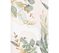 Planificador de citas y lecciones 2026/2027 "Bloom" | A5, papel: 2 páginas = 1 semana; calendario: agosto de 2026 a julio de 2027