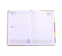 Planificador De Cuaderno De Notas Con Correas 2026 - Diario De Trabajo En Inglés, Organizador De Tiempo Académico | De Planificación Diaria Anual Recargable Con Cierre De Correas