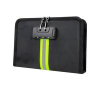 Planificador de documentos delgado transportable con compartimentos seguros inmunes al agua para un fácil almacenamiento de posesiones, bolsa compacta impermeable