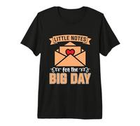 Planificador de Eventos Little Notes For The Big Day Camiseta Premium