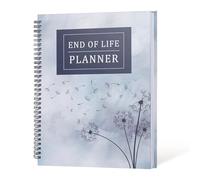 Planificador de fin de vida | Cuaderno organizador de planificación patrimonial guiada | arreglos finales y preparación de testamentos | Últimos deseos y planificación funeraria | Organizador fácil