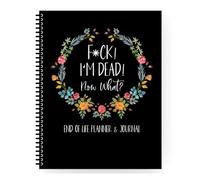 Planificador de fin de vida del Reino Unido, Sorry It's Your Problem Now Because I'm Dead, Información importante para mi familia, libro de bolsillo, organizador de diario para posesiones, asuntos de