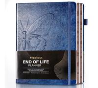 Planificador de fin de vida, lista de deseos - Libro de trabajo guiado de arreglos finales para información de beneficiarios, preparación de últimos deseos y planificación funeraria con bolsillos para