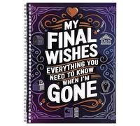 Planificador de fin de vida, My Final Wishes Everything Need To Know When I'M Gone, Im Dead Now What Planner Death Binder End of Life Planners Organizer Binder
