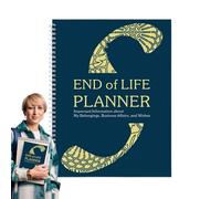 Planificador de fin de vida - Papel offset de 28 cm | Cuaderno | I'm Dead, Guided End Of Life Arrangements | Organizador de diario para asuntos comerciales de posesiones