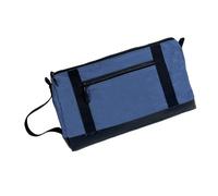 Planificador de herramientas flexible e impermeable de lona barnizada, compartimento de gran tamaño para artistas dinámicos, uso al aire libre, bolsa de herramientas impermeable para camping, Blue