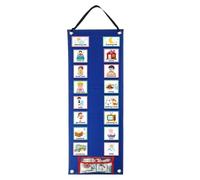 Planificador de horarios visual para niños: tabla de plan de trabajo diario, tablero de rutina de 42 cm, ayuda para el aprendizaje | Herramienta organizadora de horarios visuales para niños para el