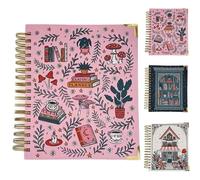 Planificador de lectura para amantes de los libros, diario de seguimiento de libros con 12 planificadores mensuales sin fecha y 52 registros de lectura semanales, registro y revisión (Style B)