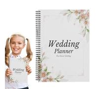 Planificador de libros de bodas, libro de planificador de bodas para novias - Libro y organizador del planificador de bodas | Diario de planificación de compromiso de tapa dura para