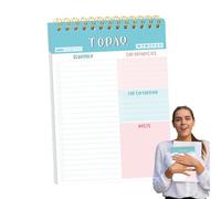 Planificador de listas de cosas de, Bloc de notas de listas de cosas de - Diario diario en formato A5 para mantener un seguimiento de los objetivos,Planificador de proyectos de encuadernación a