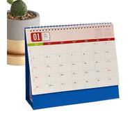 Planificador de oficina: calendario de escritorio Morandi, organizador creativo, soporte para horarios de escritorio | Diseño elegante y moderno, tarjeta perforada de autodisciplina para la oficina en