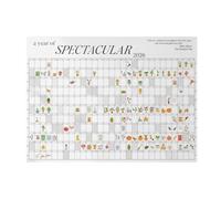 Planificador de pared 2026, calendario de pared grande de año completo 2026, calendario anual de 365 días en 1 página, póster en blanco para oficina, escuela, hogar, aula