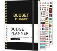 Planificador de presupuesto, cuenta de seguimiento mensual de gastos, rastreador de ahorro, rastreador de deudas, revisión mensual de presupuesto de 5.5 x 8.5 pulgadas, controla tu dinero para