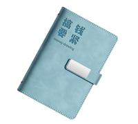 Planificador de presupuesto de piel, recargable, 90 páginas, 6 anillas, fundas de encuadernación, organizador de dinero para ahorros diarios, cuaderno de planificación financiera