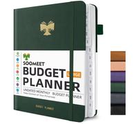 Planificador de presupuesto Soomeet con pesta as mensuales. Diario de presupuesto grande y libro de presupuesto para controlar tu dinero. Tapa du