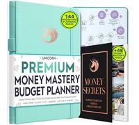 Planificador de presupuesto y organizador de facturas mensuales - Un viaje de 12 meses a la libertad financiera, planificador de libros de presupuesto