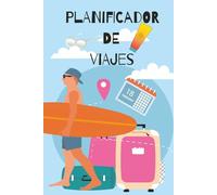 Planificador de Viajes: Libro planificador de viajes en blanco | cuaderno de viajes | agenda de viajes | 100 páginas, 25 viajes por planificar | ... de viaje, en un solo cuaderno o agenda