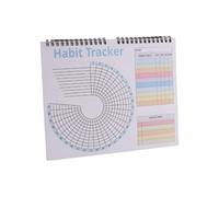 Planificador de vida con seguimiento mensual semanal de hábitos diarios, calendario colorido para estilos de vida ocupados, calendario colorido con encuadernación para crecimiento personal