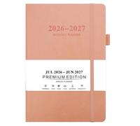 Planificador diario 2026-2027 con 384 páginas de PU académico 12 meses desde julio de 2026 a junio de 2027 para cuaderno diario de programación diaria