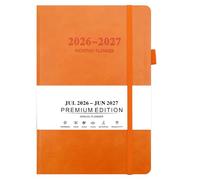 Planificador diario 2026-2027 con 384 páginas de PU académico 12 meses desde julio de 2026 a junio de 2027 para cuaderno diario de programación diaria