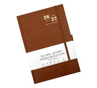 Planificador diario 2026-2027 Cuaderno académico diario de PU 12 meses desde julio de 2026 a junio de 2027 para calendario anual de planificación diaria
